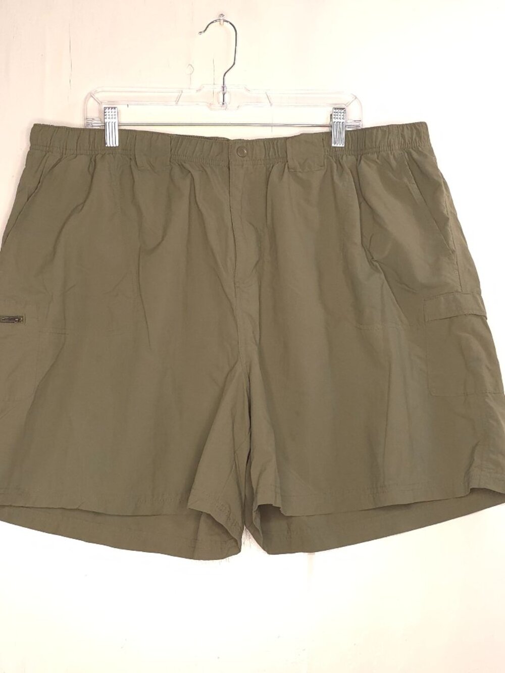 Columbia Green Cargo Shorts Men's 3X Gorpcore Outdoor Casual